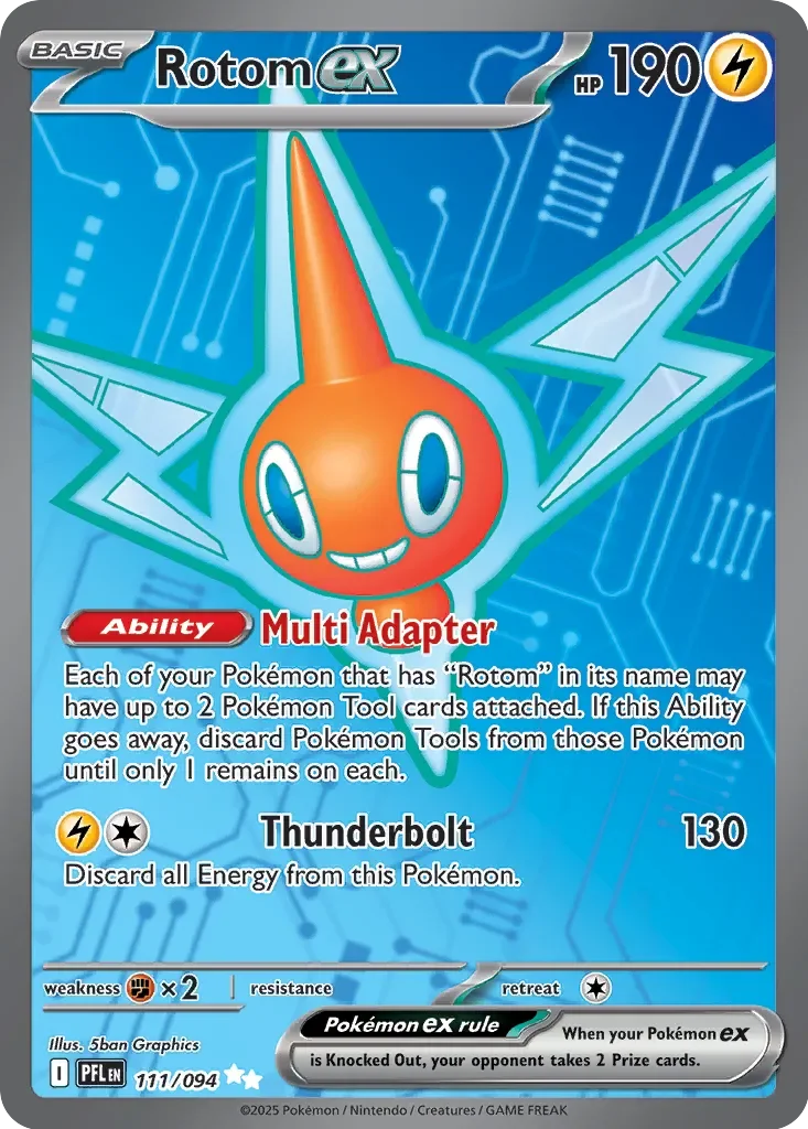 Rotom ex 「PFL 111/094」「EN」