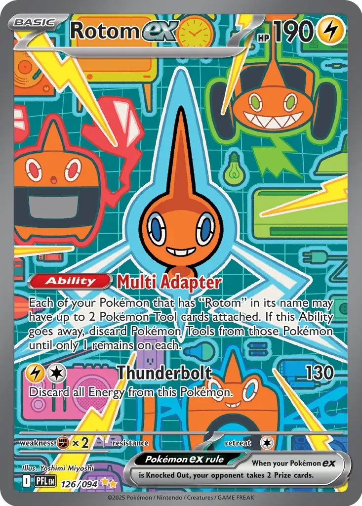 Rotom ex 「PFL 126/094」「EN」