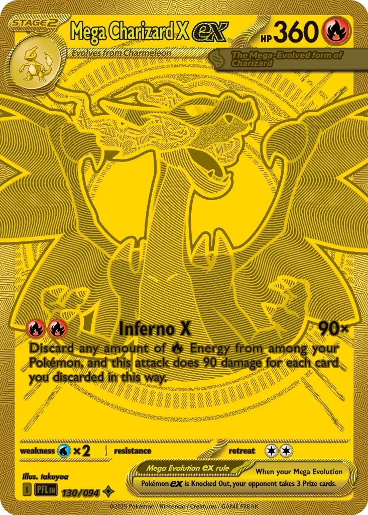 Mega Charizard X ex 「PFL 130/094」「EN」