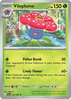 Vileplume #003/094 · Pokémon