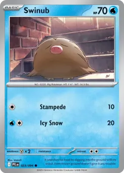 Swinub #023/094 · Pokémon