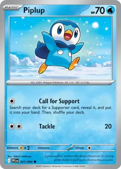 Piplup #027/094 · Pokémon