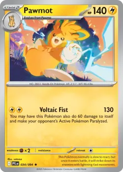 Pawmot #034/094 · Pokémon
