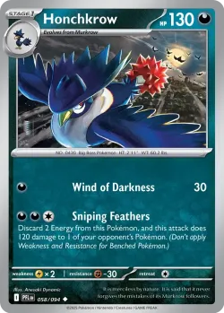 Honchkrow #058/094 · Pokémon