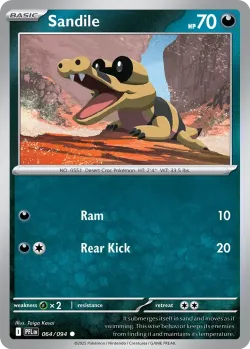 Sandile #064/094 · Pokémon