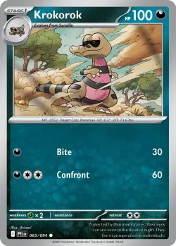 Krokorok #065/094 · Pokémon
