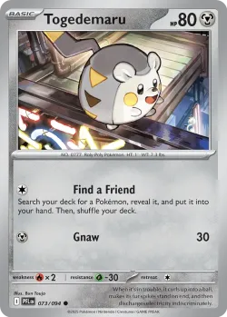 Togedemaru #073/094 · Pokémon