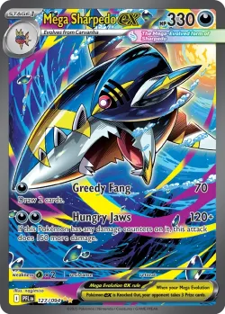 Mega Sharpedo ex 「PFL 127/094」「EN」