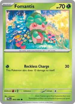 Fomantis #003/084 · Pokémon