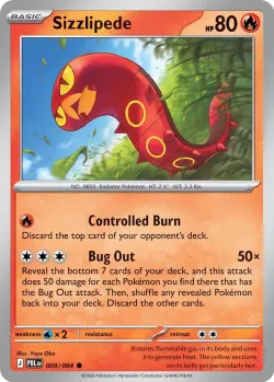 Sizzlipede #009/084 · Pokémon
