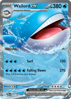 Wailord ex #016/084 · Pokémon