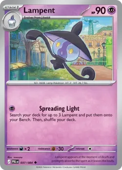 Lampent #037/084 · Pokémon