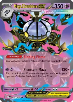 Mega Chandelure ex #038/084 · Pokémon