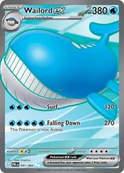 Wailord ex 「PBL 097/084」「EN」
