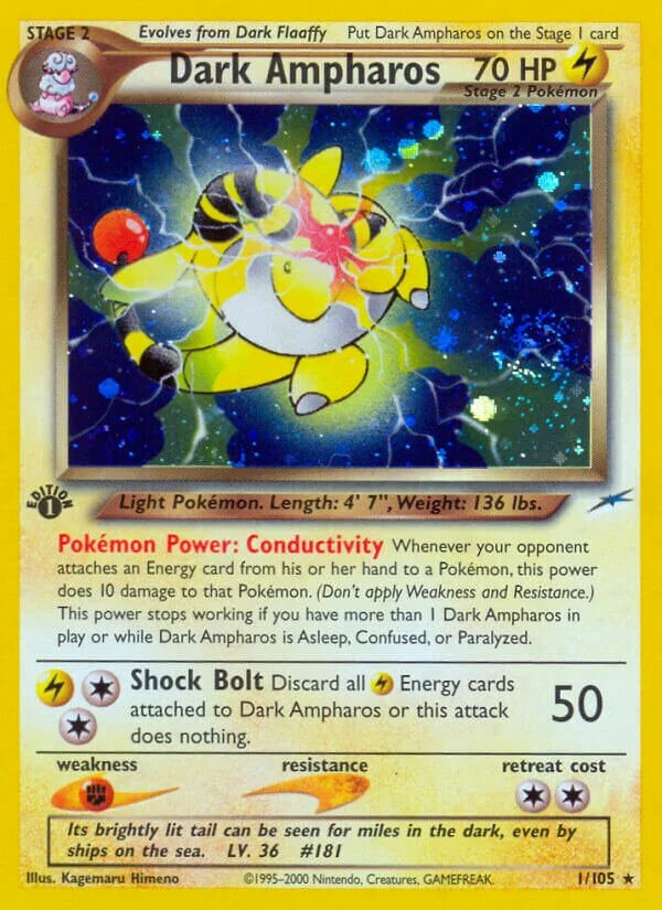 Dark Ampharos 「N4 1/105」「EN」