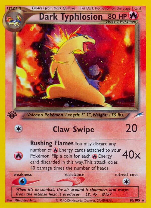 Dark Typhlosion 「N4 10/105」「EN」