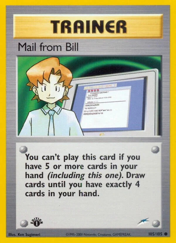 Mail from Bill 「N4 105/105」「EN」