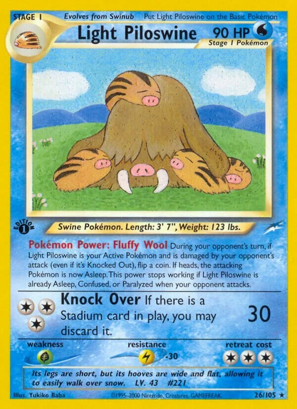 Light Piloswine 「N4 26/105」「EN」