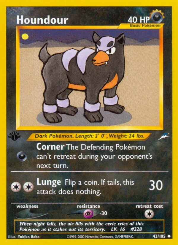 Houndour 「N4 43/105」「EN」