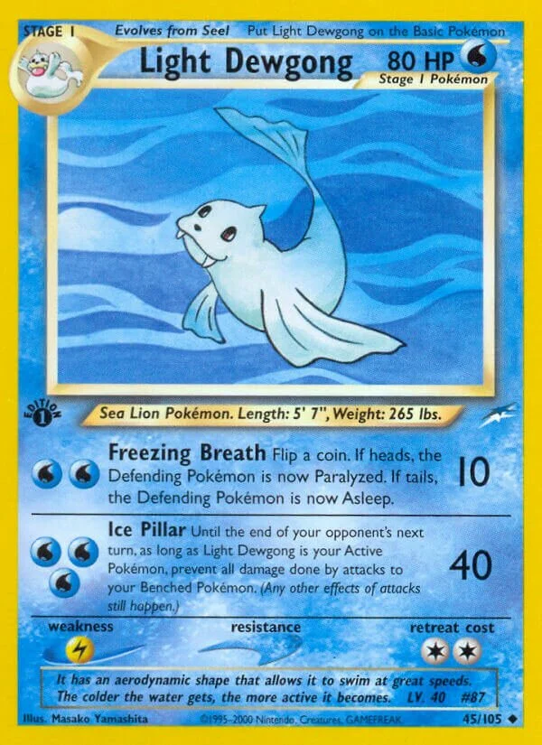 Light Dewgong 「N4 45/105」「EN」