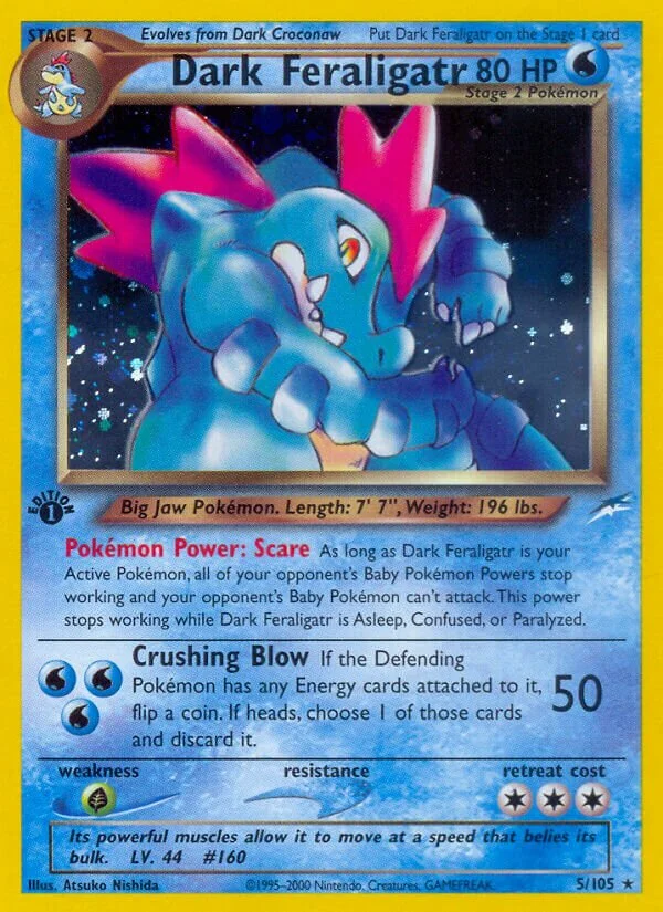 Dark Feraligatr 「N4 5/105」「EN」
