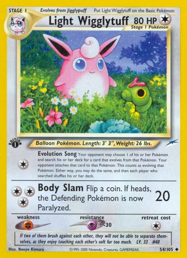 Light Wigglytuff 「N4 54/105」「EN」