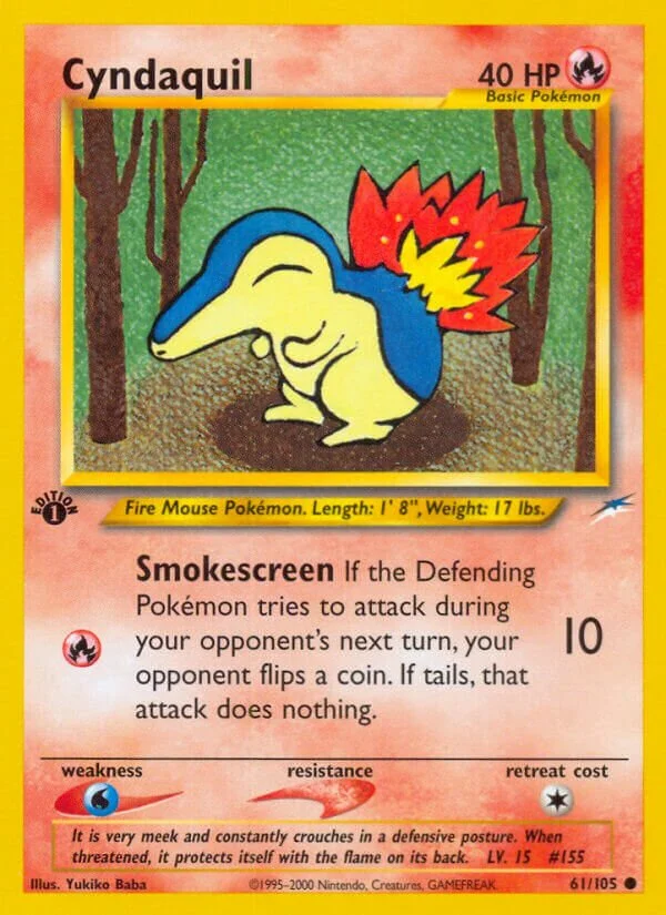 Cyndaquil 「N4 61/105」「EN」