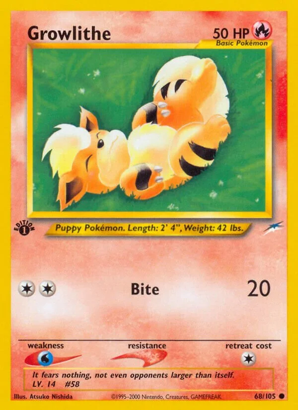 Growlithe 「N4 68/105」「EN」