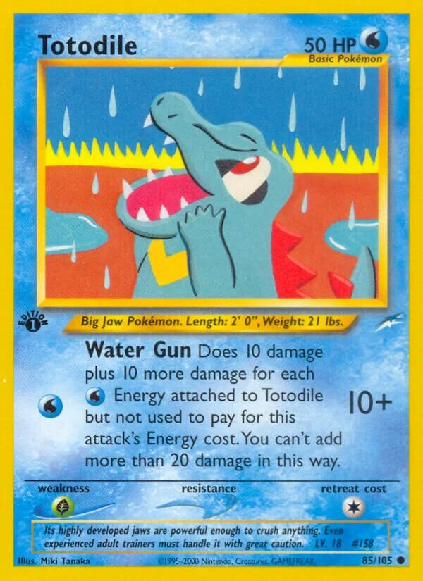 Totodile 「N4 85/105」「EN」