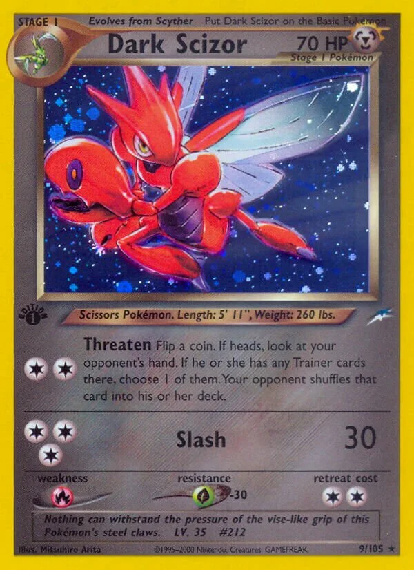 Dark Scizor 「N4 9/105」「EN」