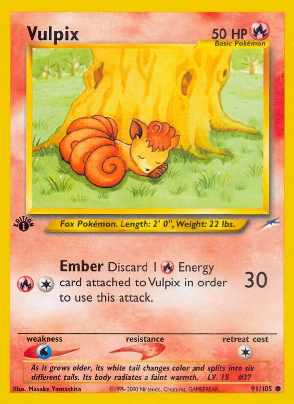 Vulpix 「N4 91/105」「EN」