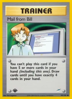 Mail from Bill 「N4 105/105」「EN」