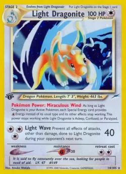 Light Dragonite #14/105 · Pokémon