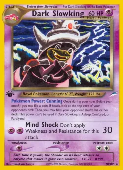 Dark Slowking #20/105 · Pokémon