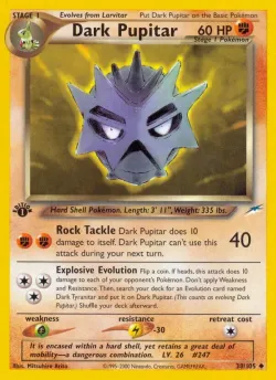 Dark Pupitar #38/105 · Pokémon