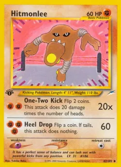 Hitmonlee #42/105 · Pokémon