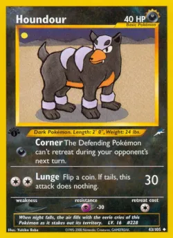 Houndour #43/105 · Pokémon