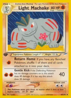 Light Machoke #49/105 · Pokémon