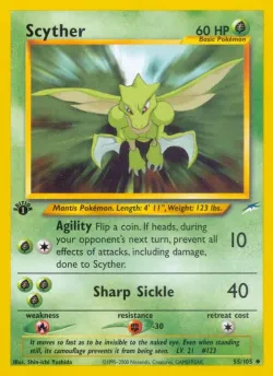 Scyther #55/105 · Pokémon