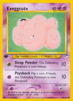 Exeggcute #64/105 · Pokémon