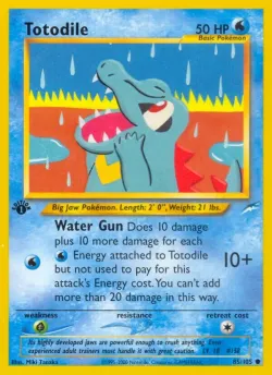 Totodile 「N4 85/105」「EN」