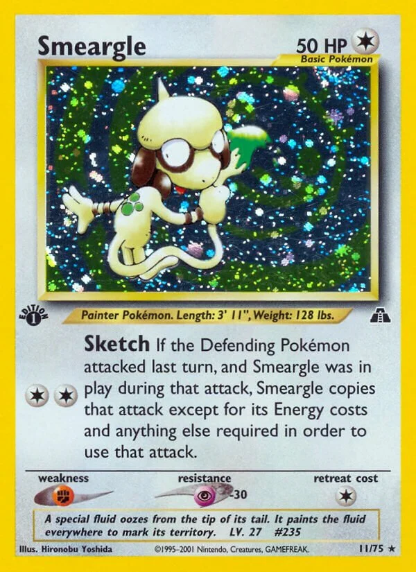 Smeargle 「N2 11/75」「EN」