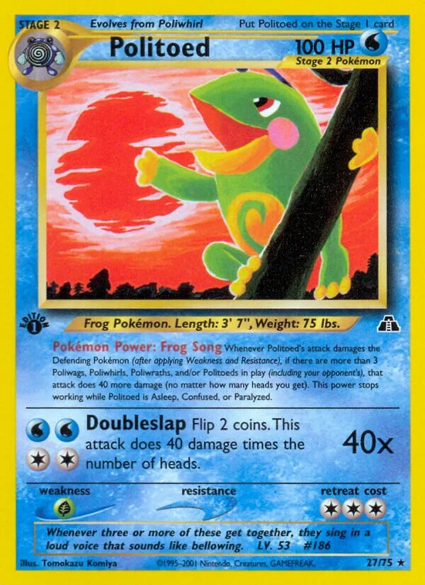 Politoed 「N2 27/75」「EN」