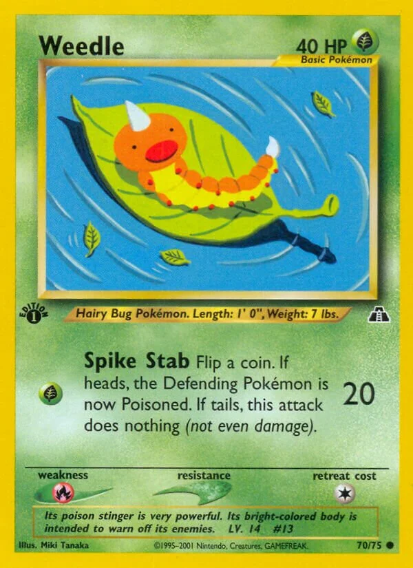Weedle 「N2 70/75」「EN」