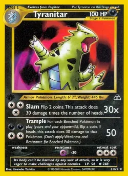 Tyranitar 「N2 31/75」「EN」