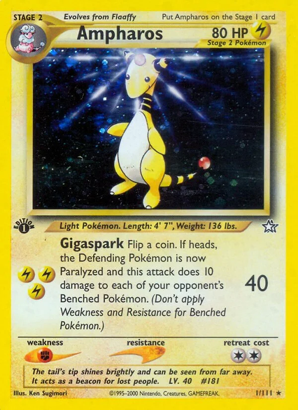 Ampharos 「N1 1/111」「EN」