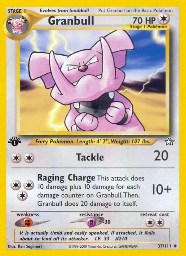 Granbull 「N1 37/111」「EN」
