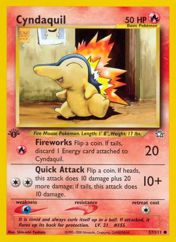 Cyndaquil 「N1 57/111」「EN」
