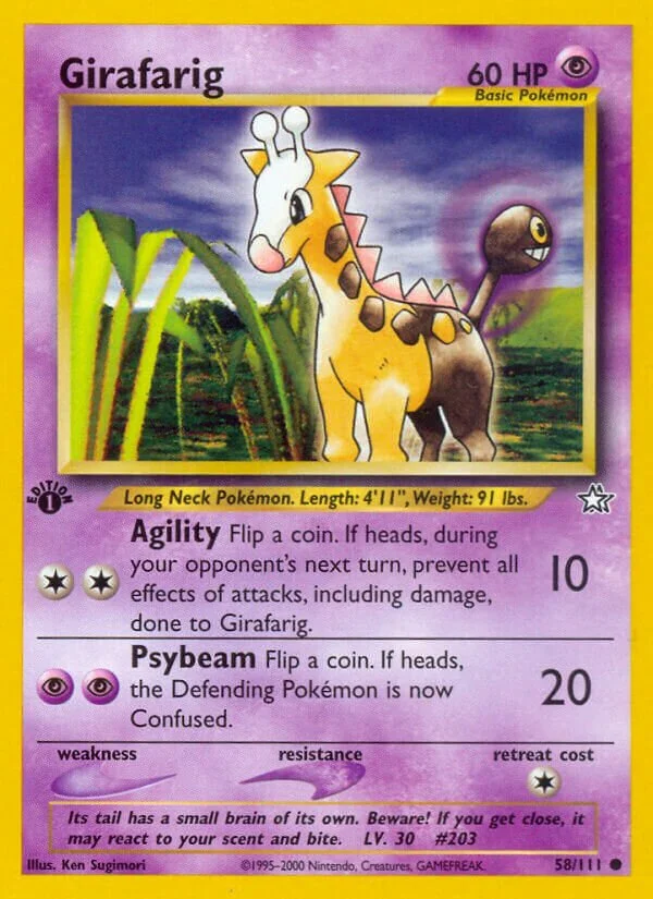 Girafarig 「N1 58/111」「EN」