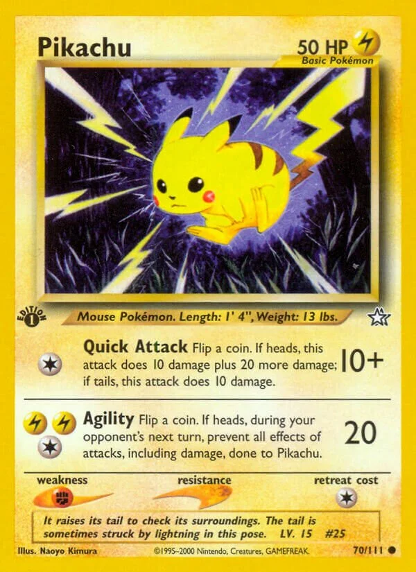 Pikachu 「N1 70/111」「EN」